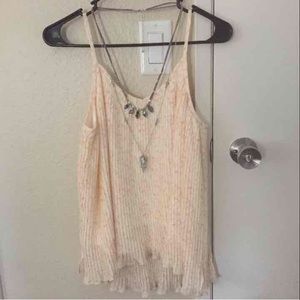 Tan/cream cami